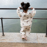 Konges Sløjd A/S Hosen - Jersey ma grande cerise