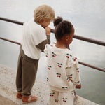 Konges Sløjd A/S Hosen - Jersey ma grande cerise