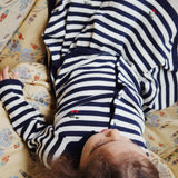 Konges Sløjd A/S Strickblusen navy stripe