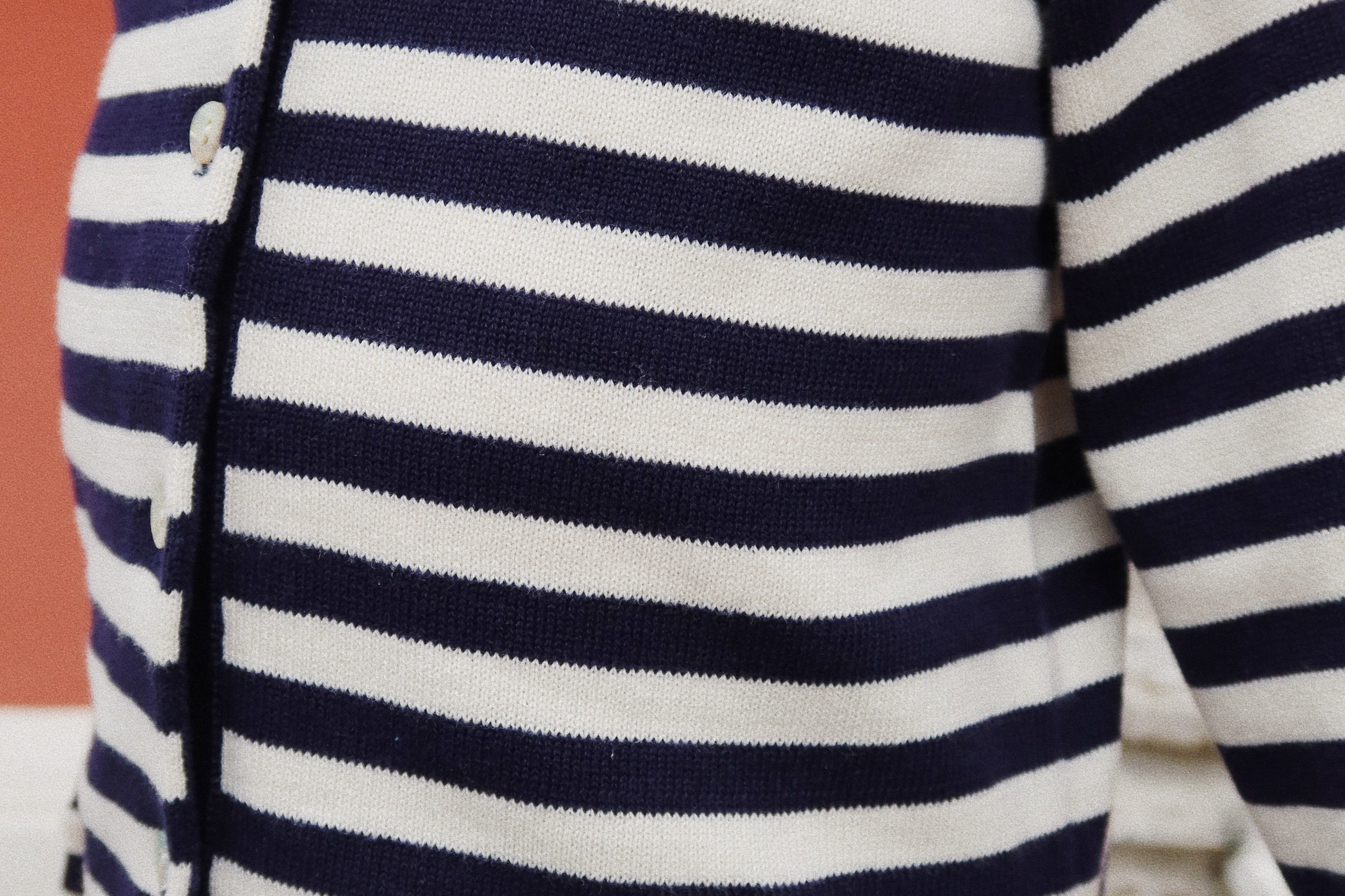 Konges Sløjd A/S Strickblusen navy stripe