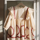 Konges Sløjd A/S WOVEN DRESSES buttercream