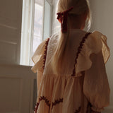 Konges Sløjd A/S WOVEN DRESSES buttercream