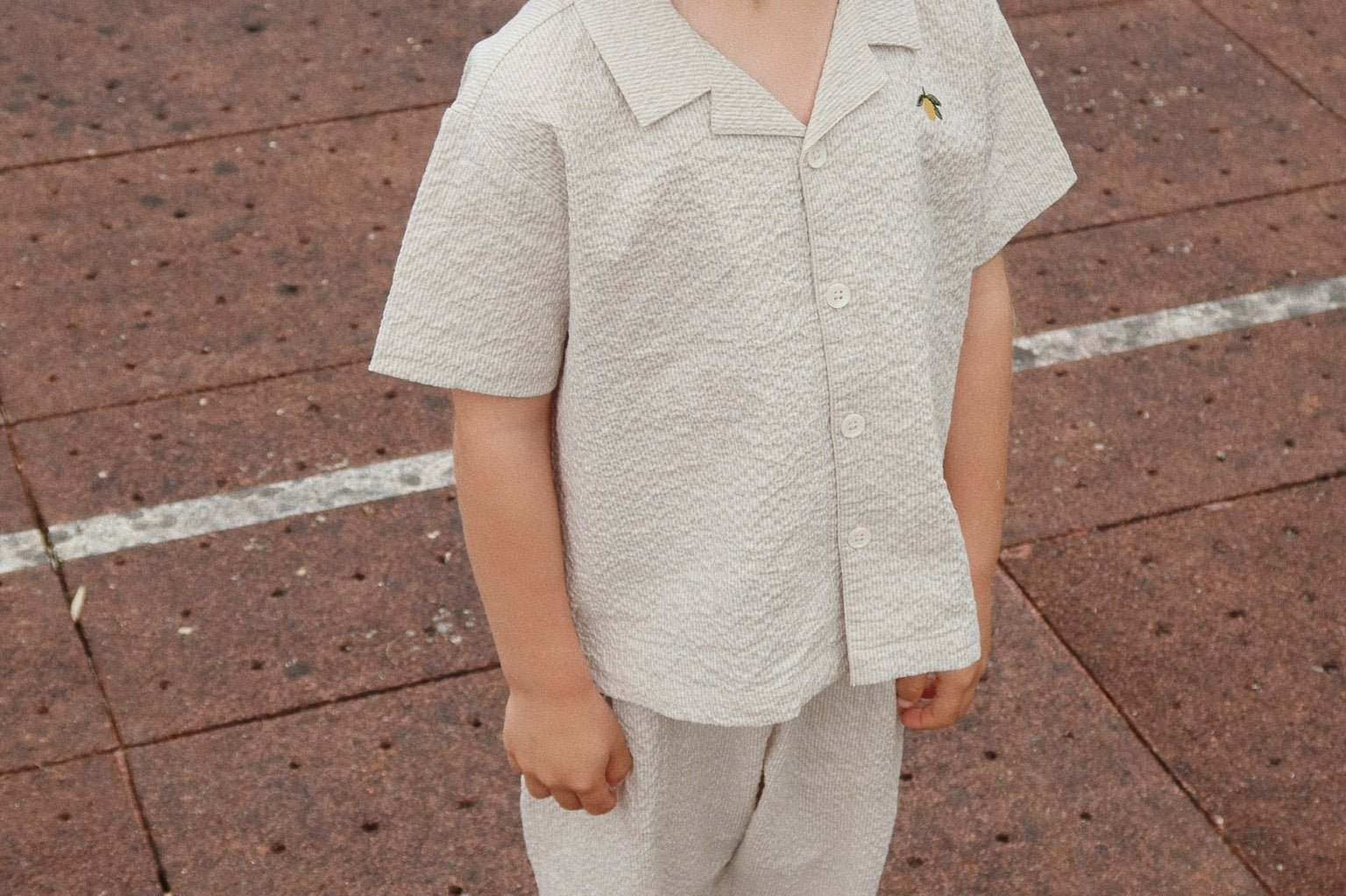 Konges Sløjd A/S WOVEN PANTS quarry stripe