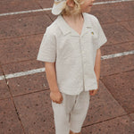 Konges Sløjd A/S WOVEN PANTS quarry stripe