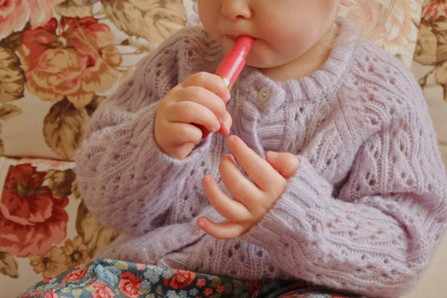 Konges Sløjd A/S Strickblusen lavender mist