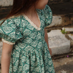 Konges Sløjd A/S WOVEN DRESSES lacy green