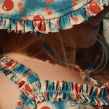 Konges Sløjd A/S Badeanzüge cherry bow blue