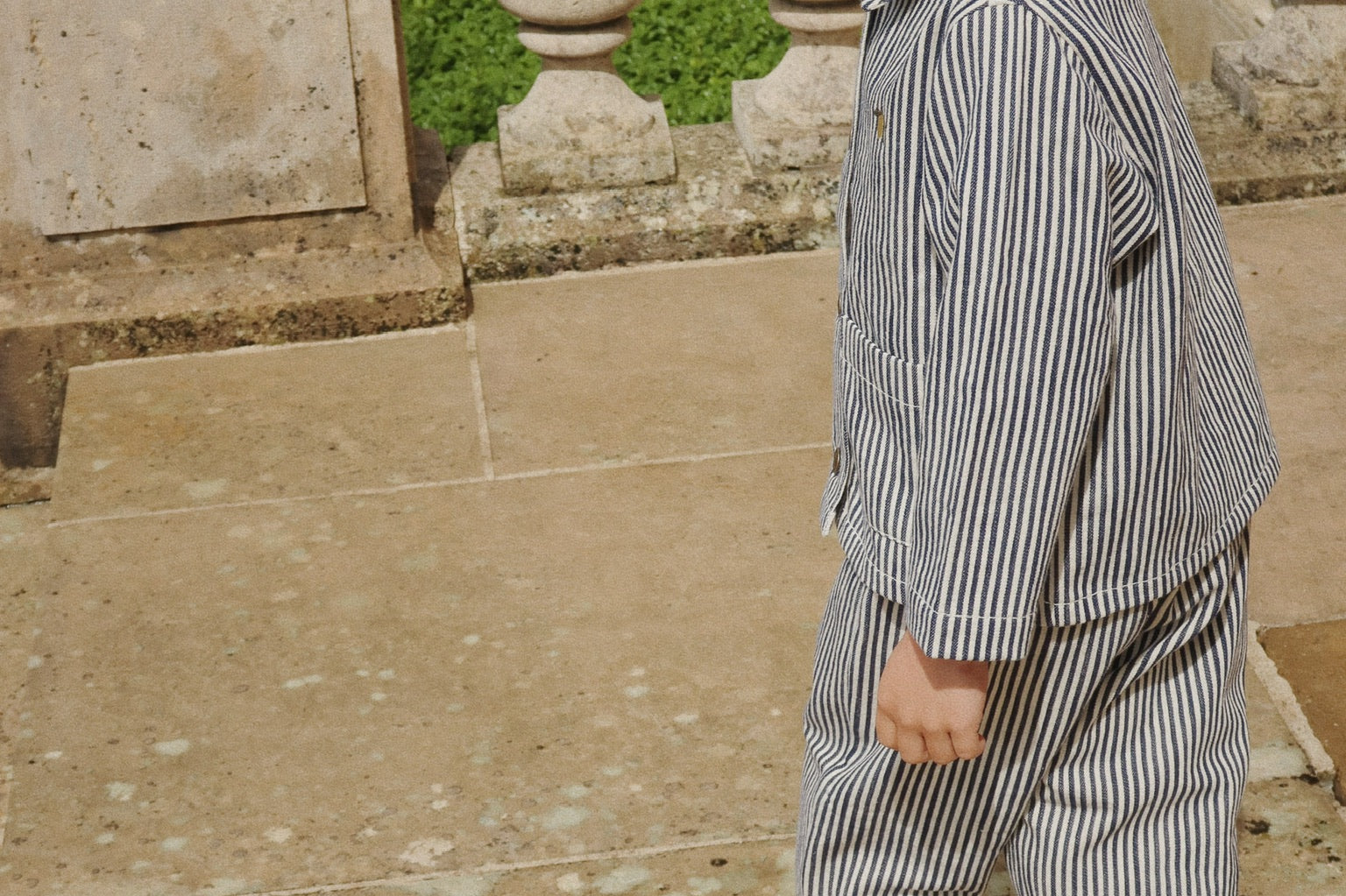 Konges Sløjd A/S WOVEN PANTS naval stripe