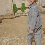 Konges Sløjd A/S WOVEN PANTS naval stripe