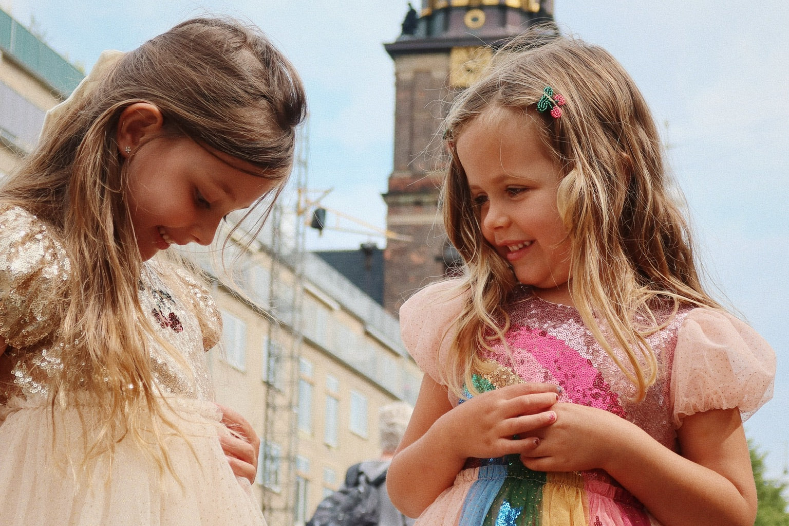 Konges Sløjd A/S WOVEN DRESSES gold blush