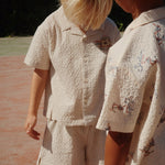 Konges Sløjd A/S WOVEN SHORTS & BLOOMERS stripe bluie