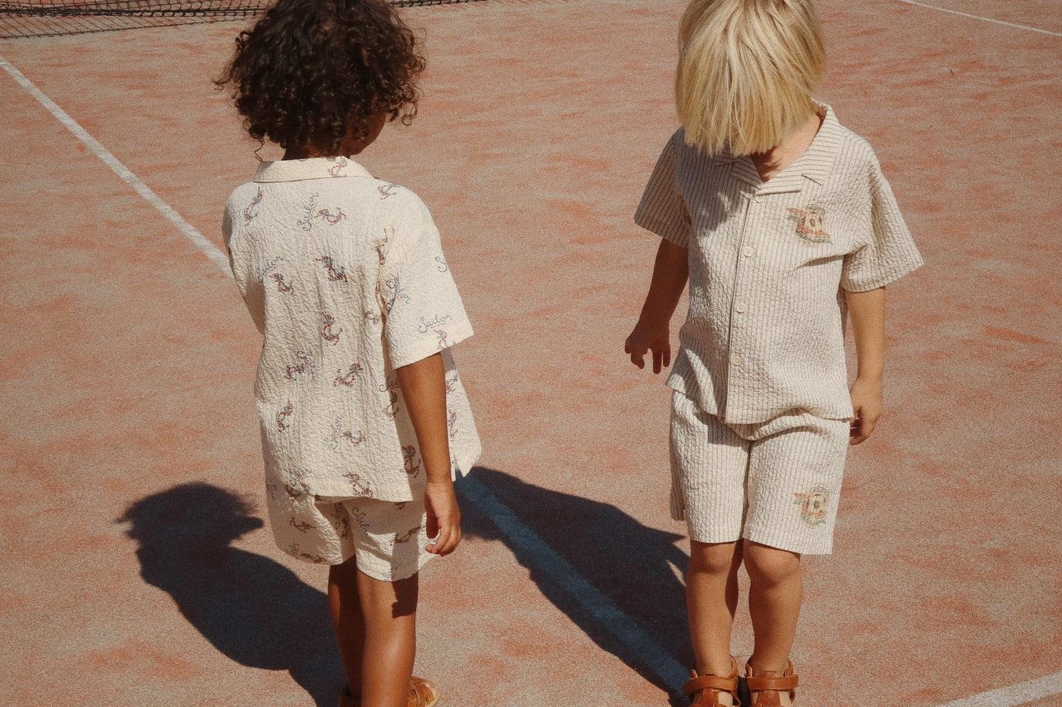 Konges Sløjd A/S WOVEN SHORTS & BLOOMERS stripe bluie