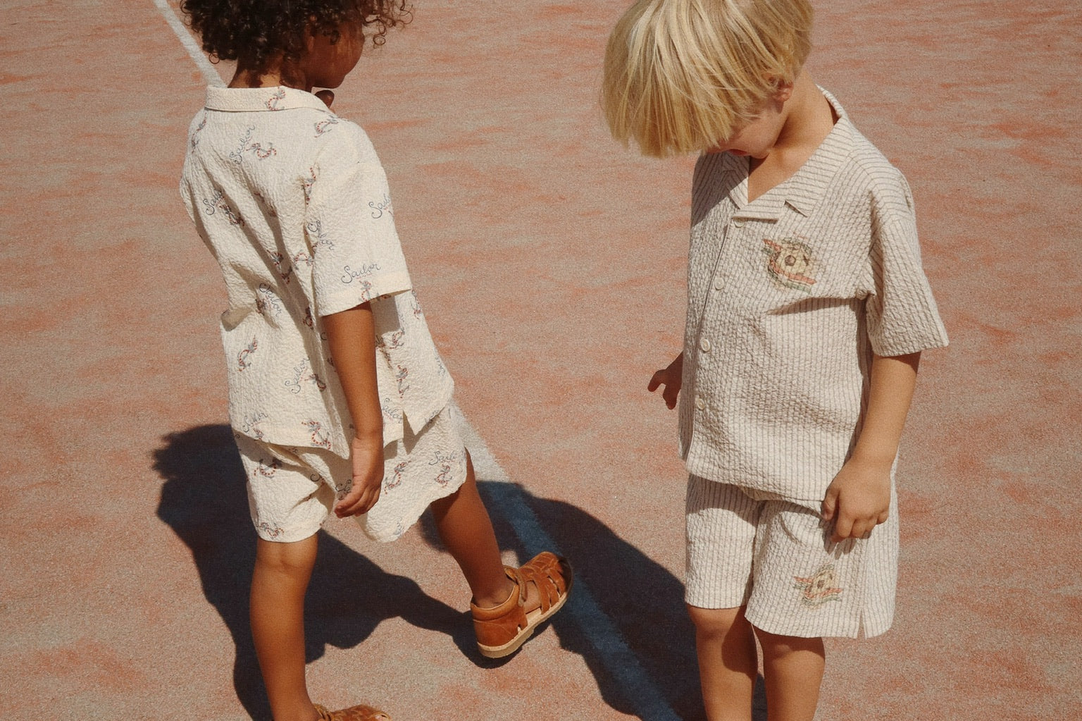 Konges Sløjd A/S Shorts & Pumphosen - Gewebt stripe bluie