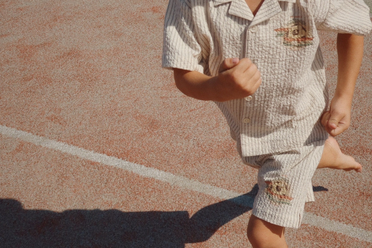 Konges Sløjd A/S WOVEN SHORTS & BLOOMERS stripe bluie