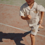 Konges Sløjd A/S WOVEN SHORTS & BLOOMERS stripe bluie