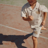 Konges Sløjd A/S WOVEN SHORTS & BLOOMERS stripe bluie