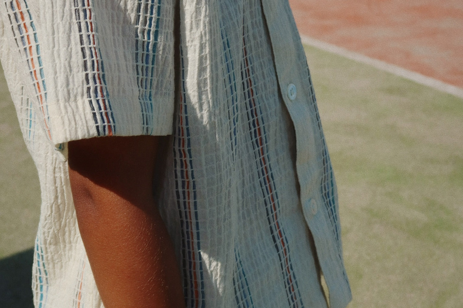 Konges Sløjd A/S WOVEN SHORT SLEEVE SHIRTS antique white
