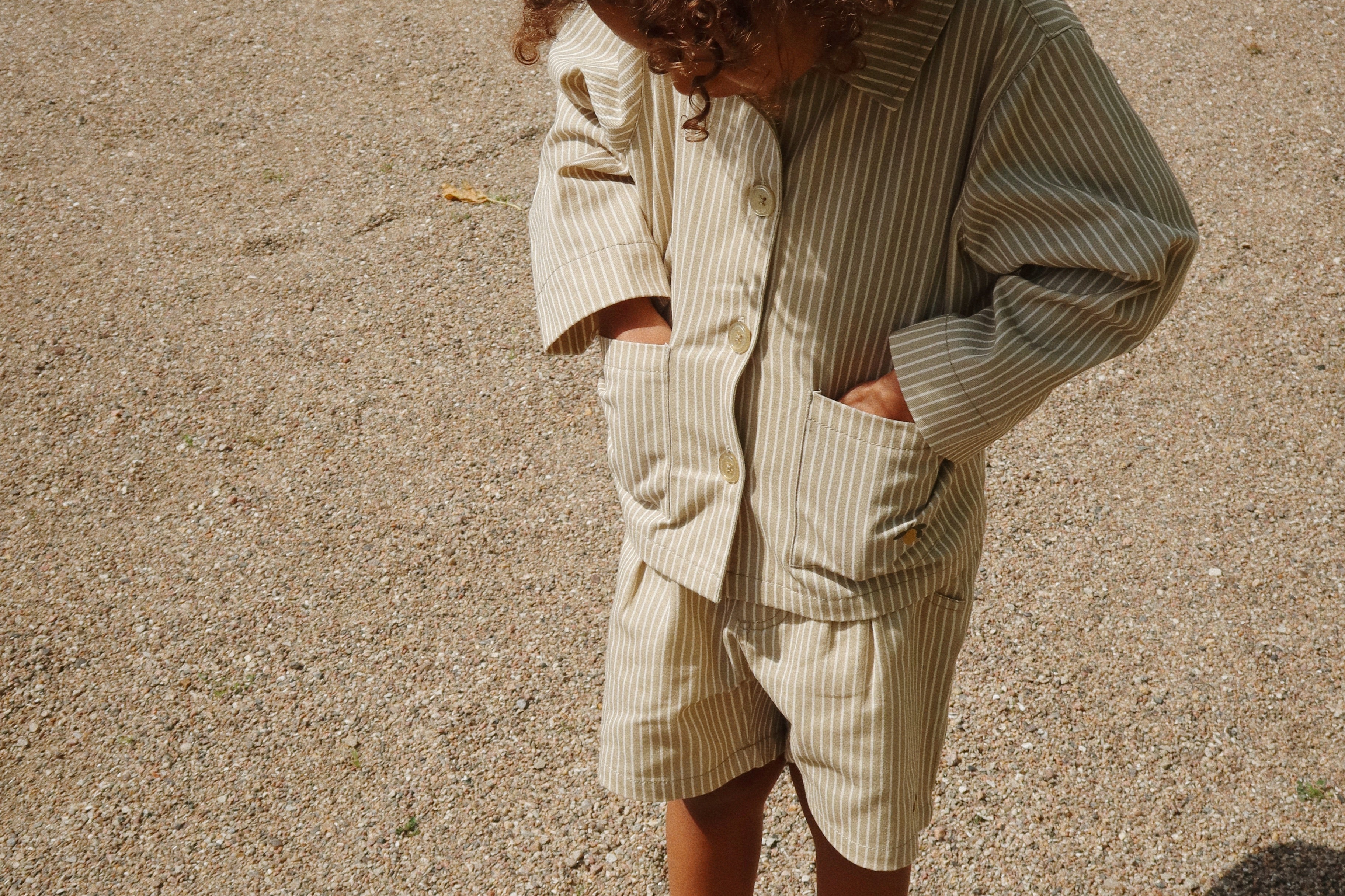 Konges Sløjd A/S WOVEN SHORTS & BLOOMERS tea stripe