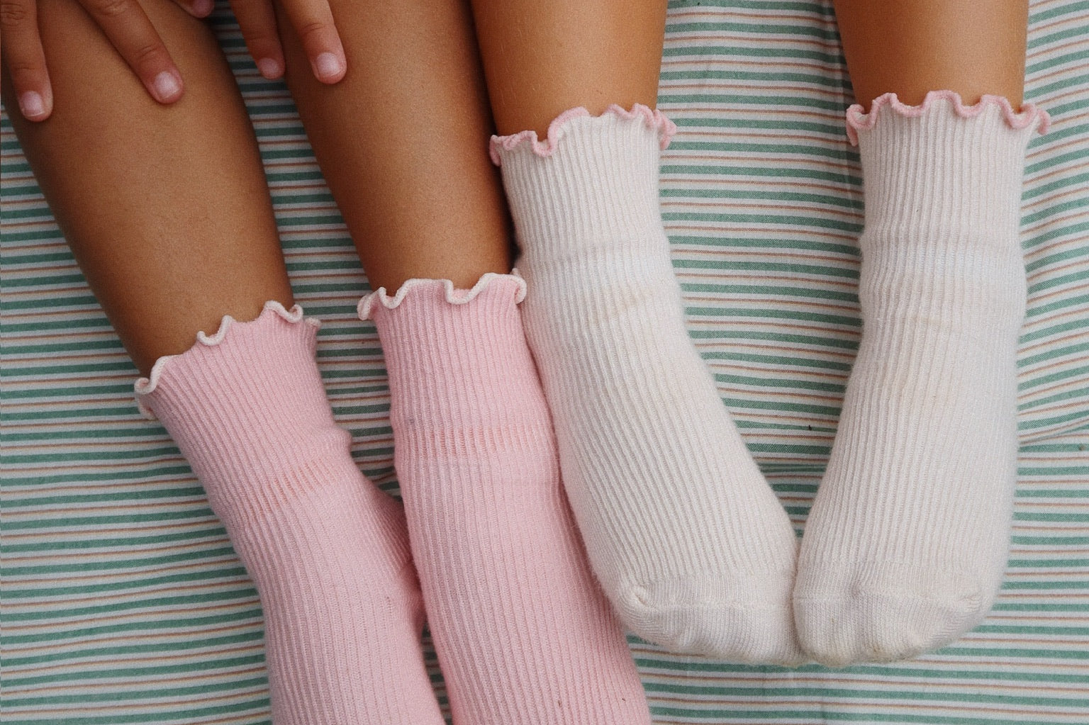 Konges Sløjd A/S Socken rose/off white