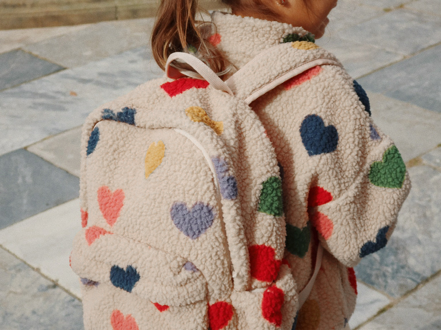 Konges Sløjd A/S Rucksack bon coeur coloré