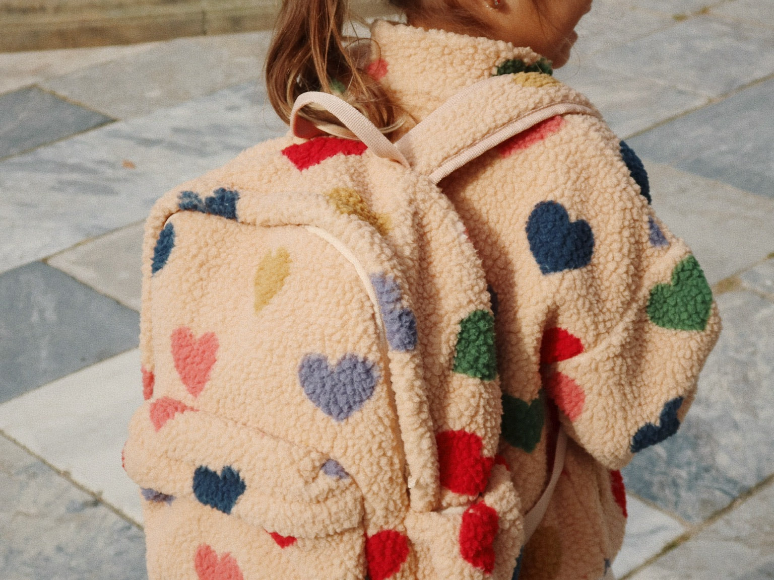 Konges Sløjd A/S Rucksack bon coeur coloré