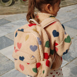 Konges Sløjd A/S Rucksack bon coeur coloré