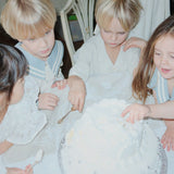 Konges Sløjd A/S WOVEN SHORT SLEEVE SHIRTS cloud stripe