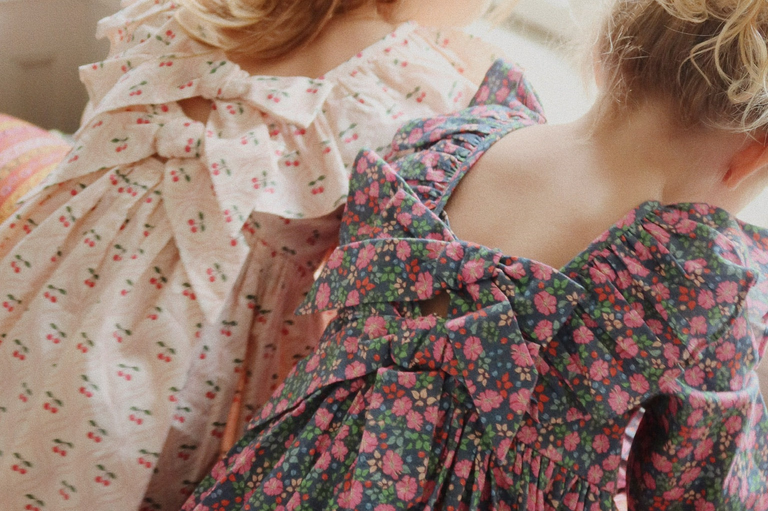 Konges Sløjd A/S WOVEN DRESSES cherry pink motif