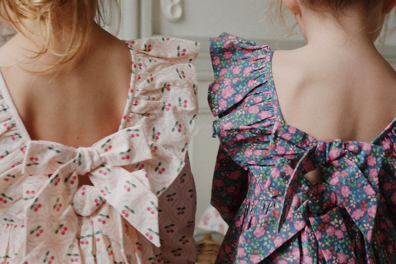 Konges Sløjd A/S WOVEN DRESSES cherry pink motif