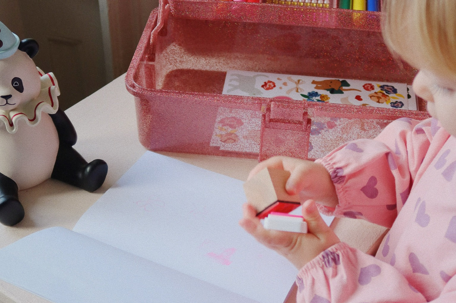 Konges Sløjd A/S Kreativ Spielen glitter rose