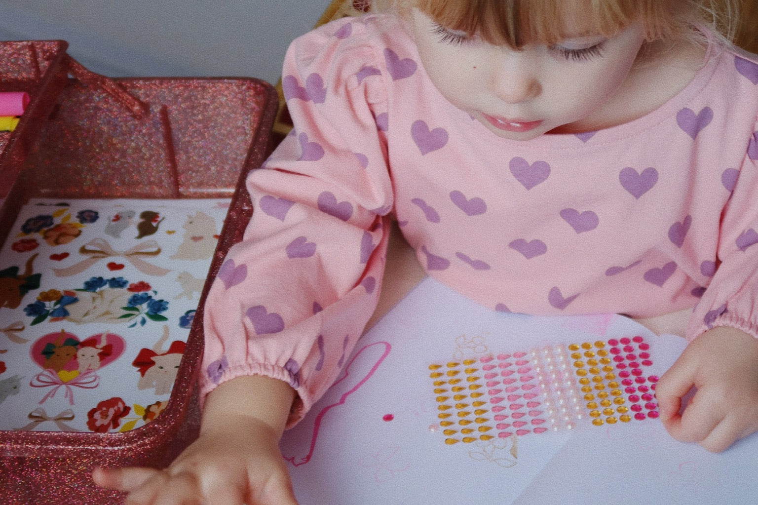 Konges Sløjd A/S Kreativ Spielen glitter rose