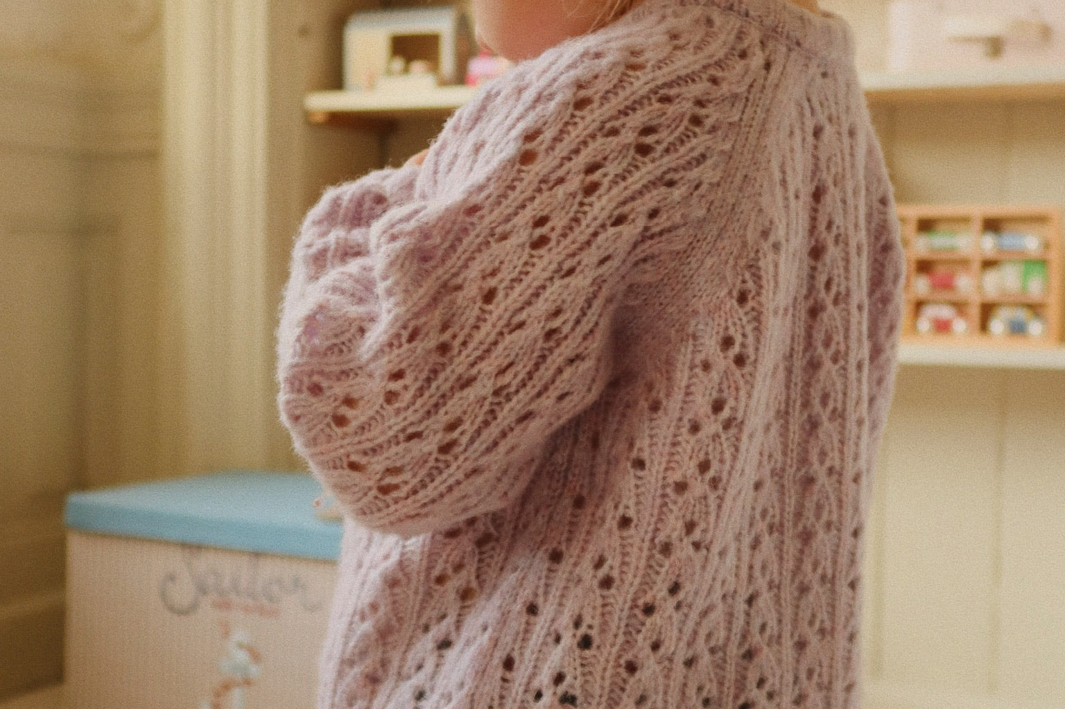 Konges Sløjd A/S Strickblusen lavender mist