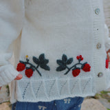 Konges Sløjd A/S Strickblusen bright white