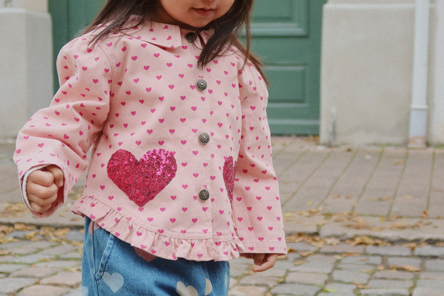 Konges Sløjd A/S Hosen - Gewebt bon coeur coloré