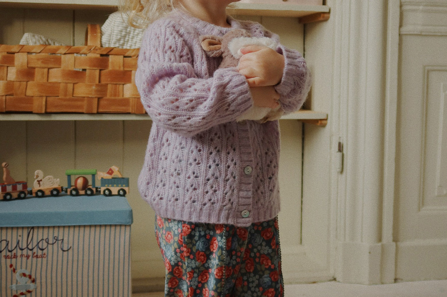 Konges Sløjd A/S Strickblusen lavender mist