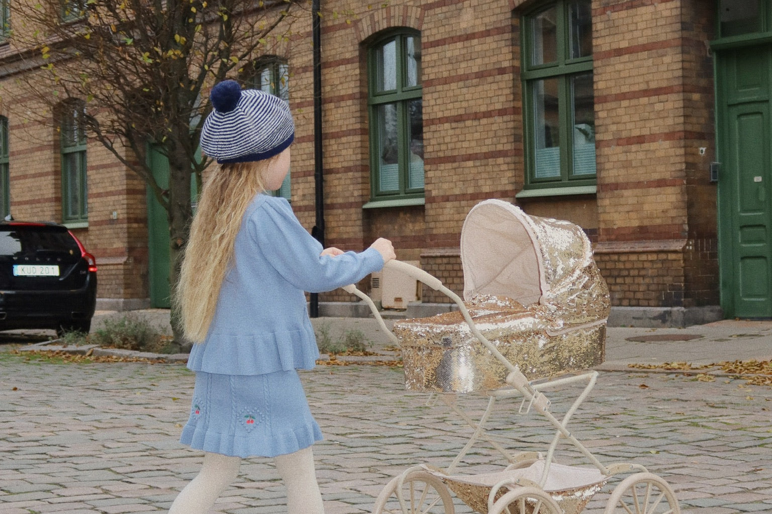Konges Sløjd A/S Strickblusen country blue