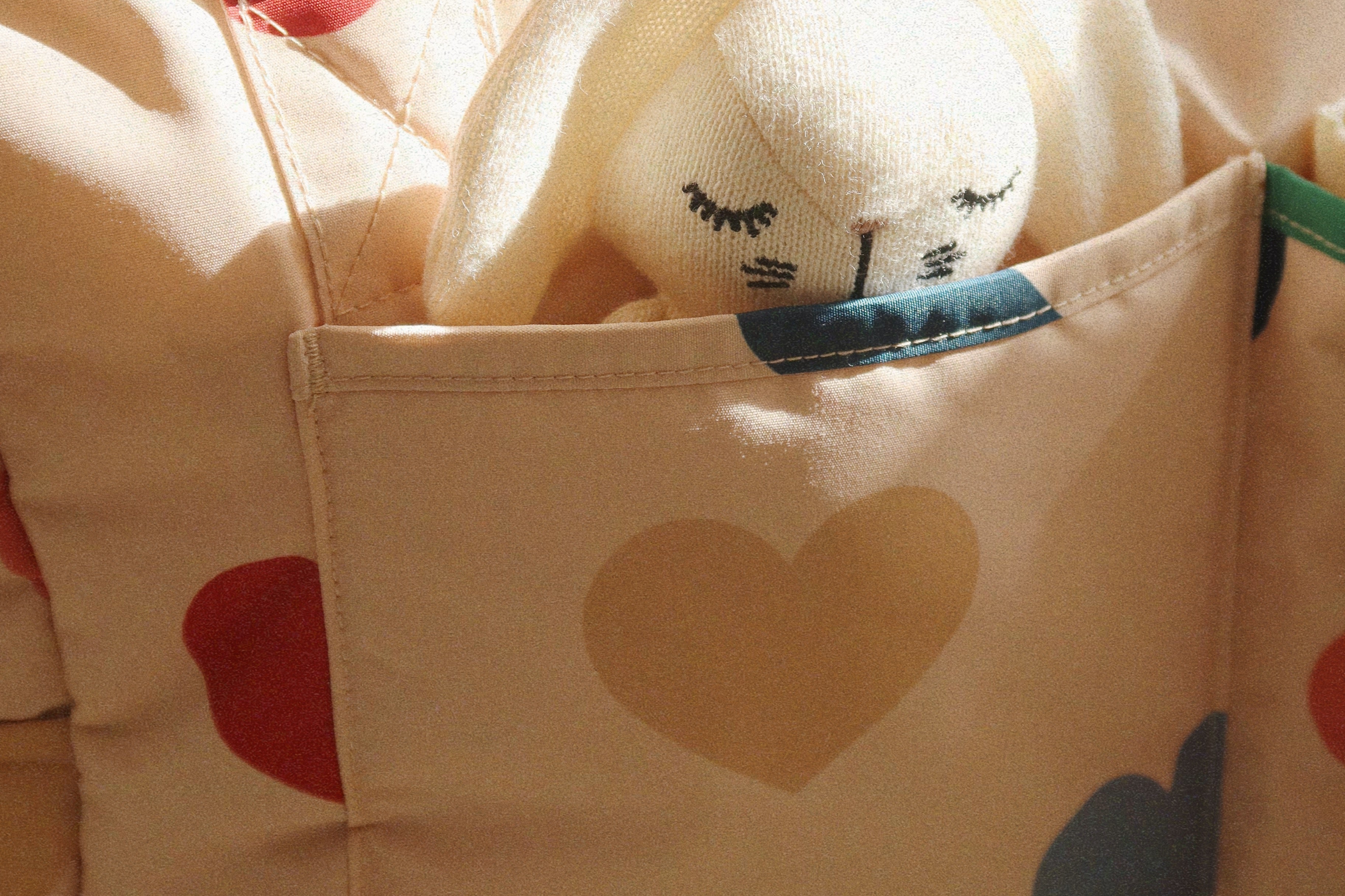 Konges Sløjd A/S Wickeltaschen bon coeur coloré