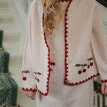 Konges Sløjd A/S Strickblusen off white