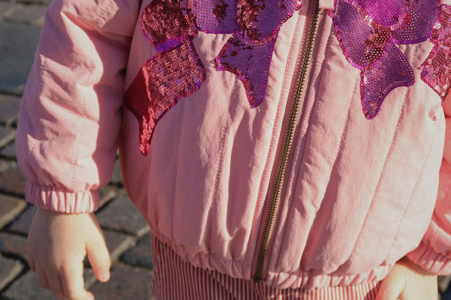 Konges Sløjd A/S Hosen - Gewebt milk rouge stripe