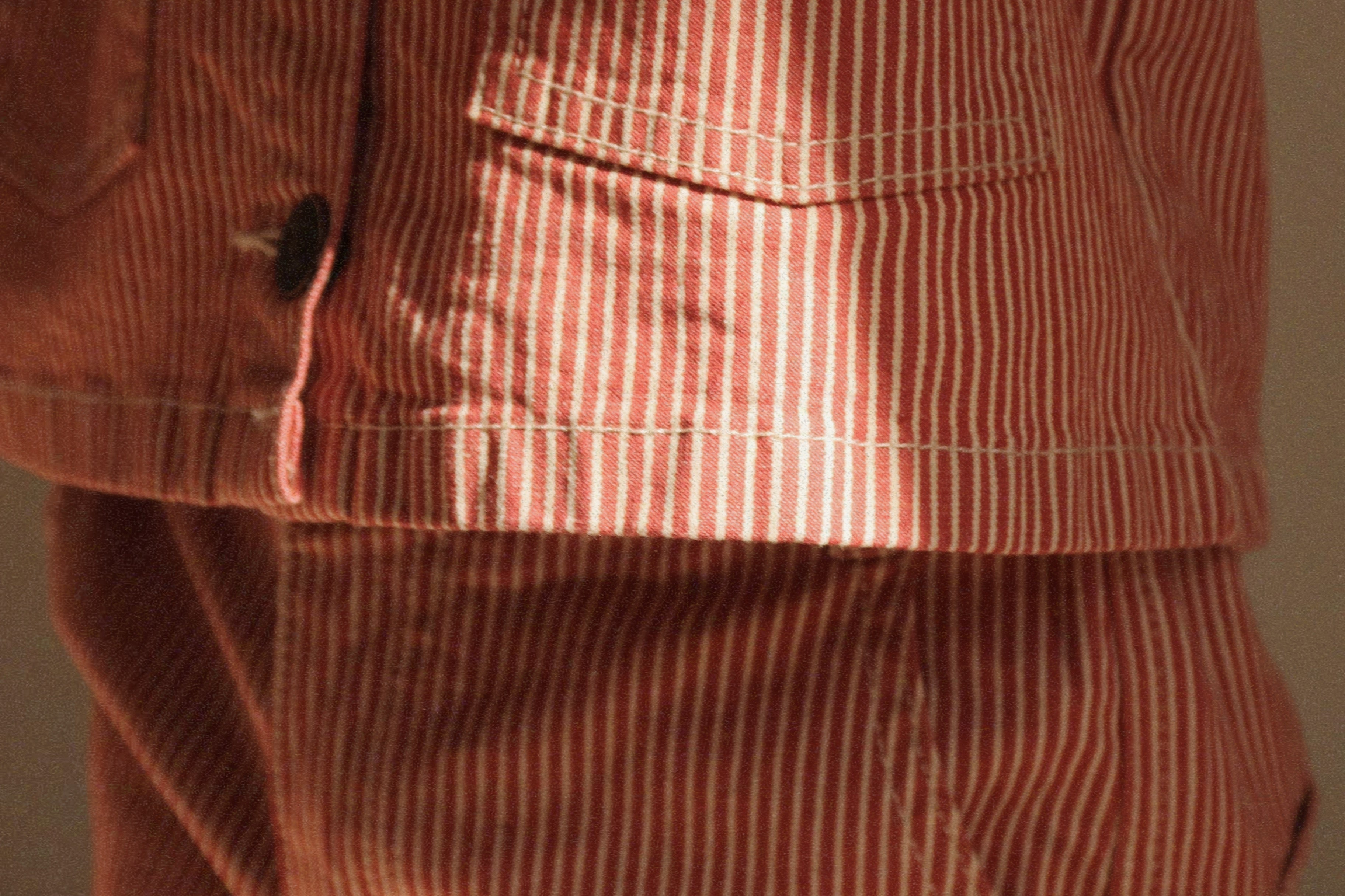 Konges Sløjd A/S Hosen - Gewebt milk rouge stripe