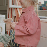 Konges Sløjd A/S WOVEN JACKETS & VESTS milk rouge stripe