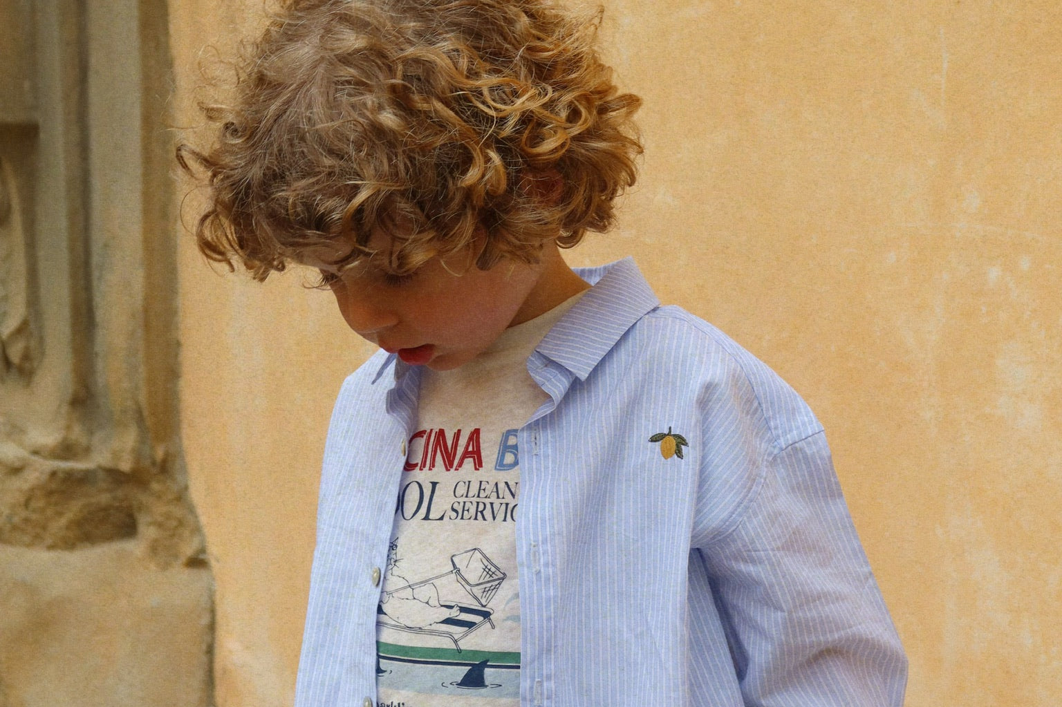 Konges Sløjd A/S JERSEY T-SHIRTS off white/piscina