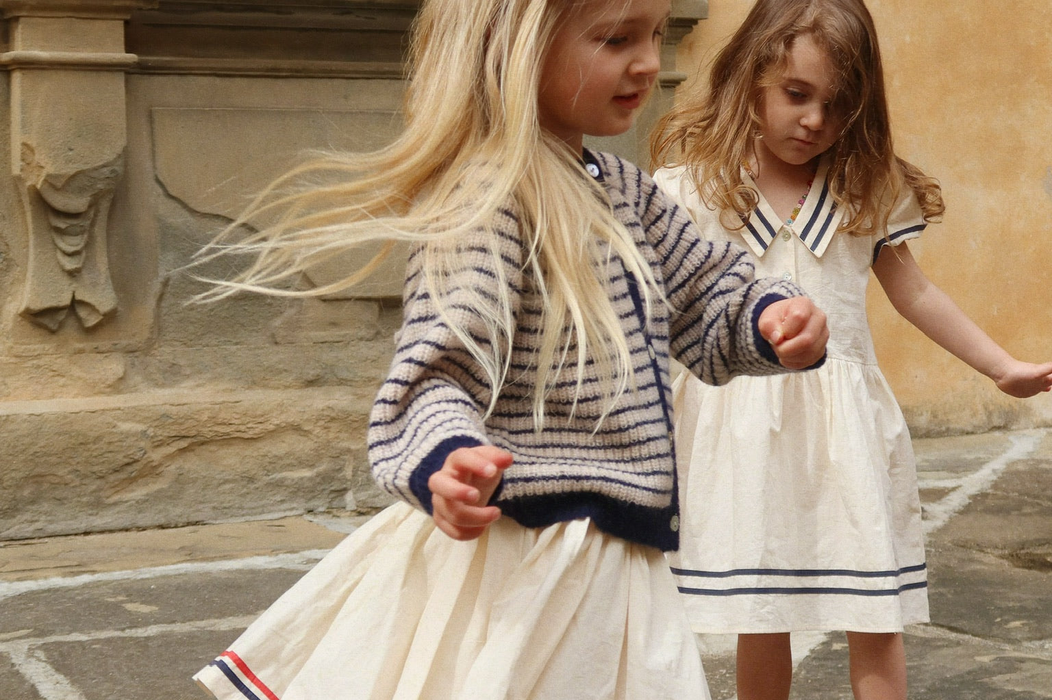 Konges Sløjd A/S KNITTED CARDIGANS navy stripe