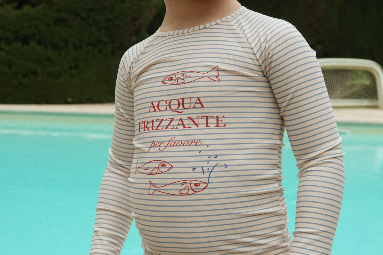 Konges Sløjd A/S SWIMSHORTS stripe bluie