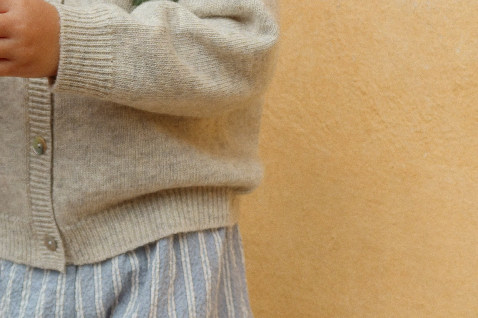 Konges Sløjd A/S Strickblusen off white melange