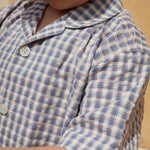 Konges Sløjd A/S WOVEN SHORT SLEEVE SHIRTS trio bleu stripe