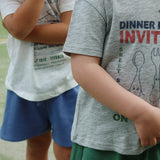 Konges Sløjd A/S JERSEY T-SHIRTS off white/piscina