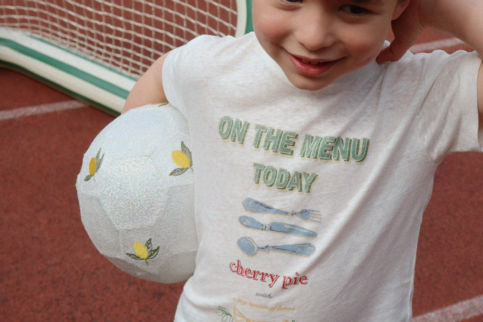 Konges Sløjd A/S JERSEY T-SHIRTS off white/on the menu