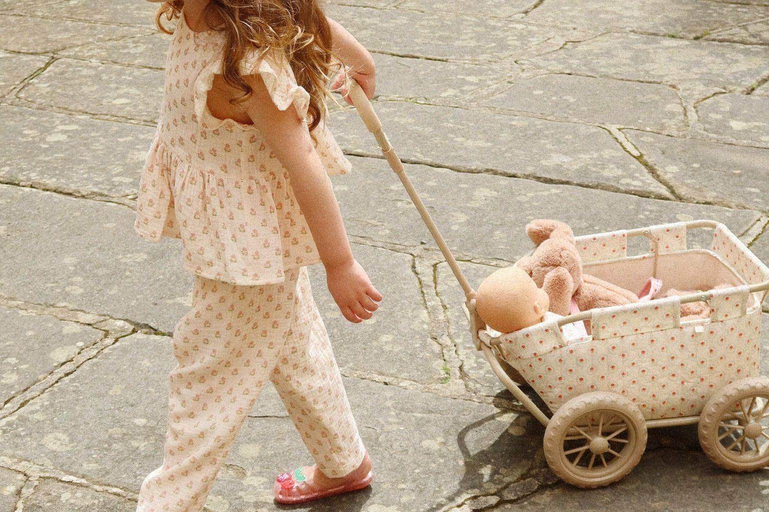 Konges Sløjd A/S WOVEN SHORT SLEEVE SHIRTS carta rosa