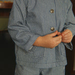 Konges Sløjd A/S WOVEN JACKETS & VESTS blue stripe